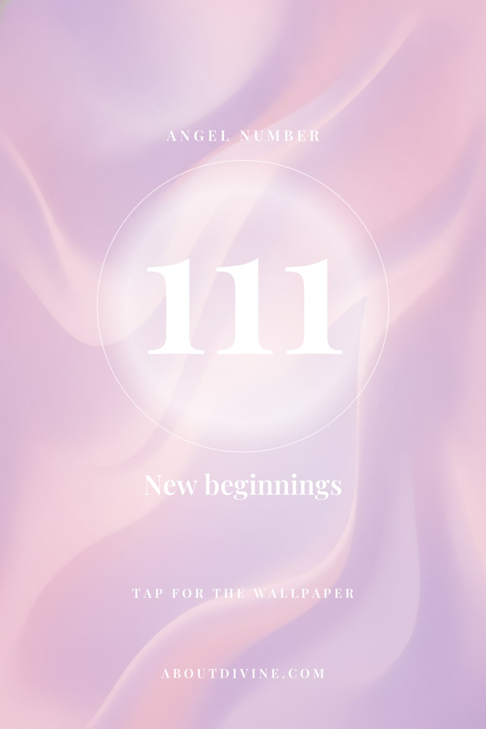 111 angel number aura wallpaper