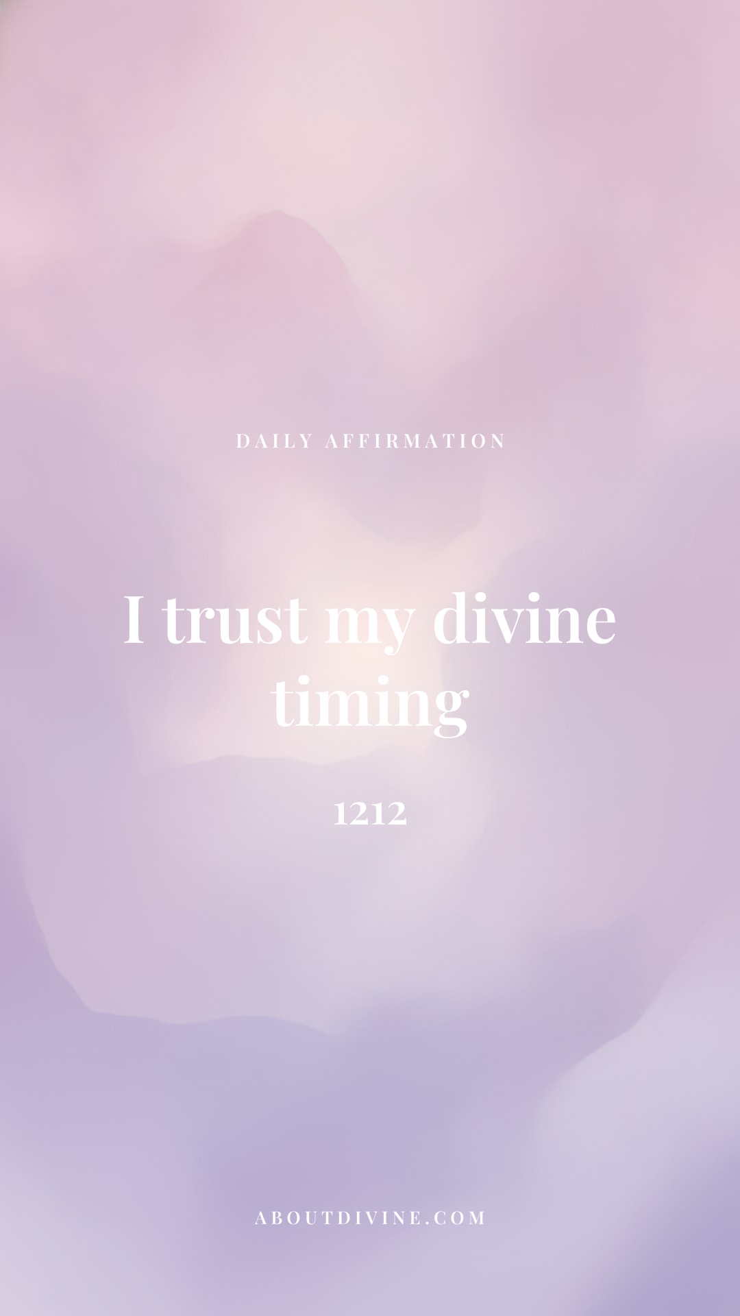 1212 angel number aura wallpaper (the affirmation)