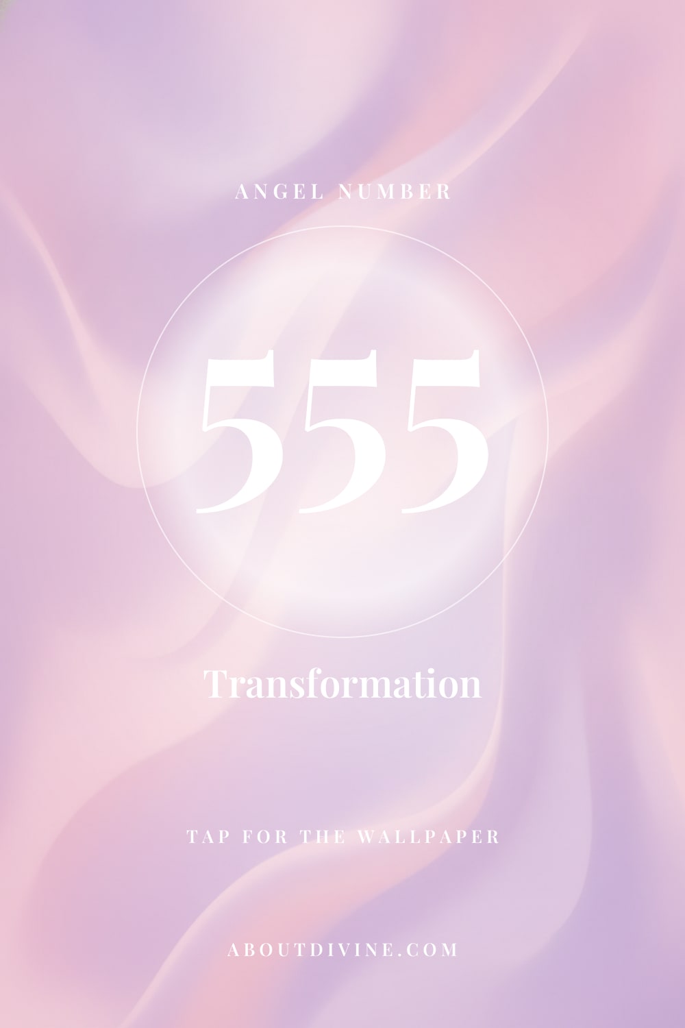555 angel number aura wallpaper