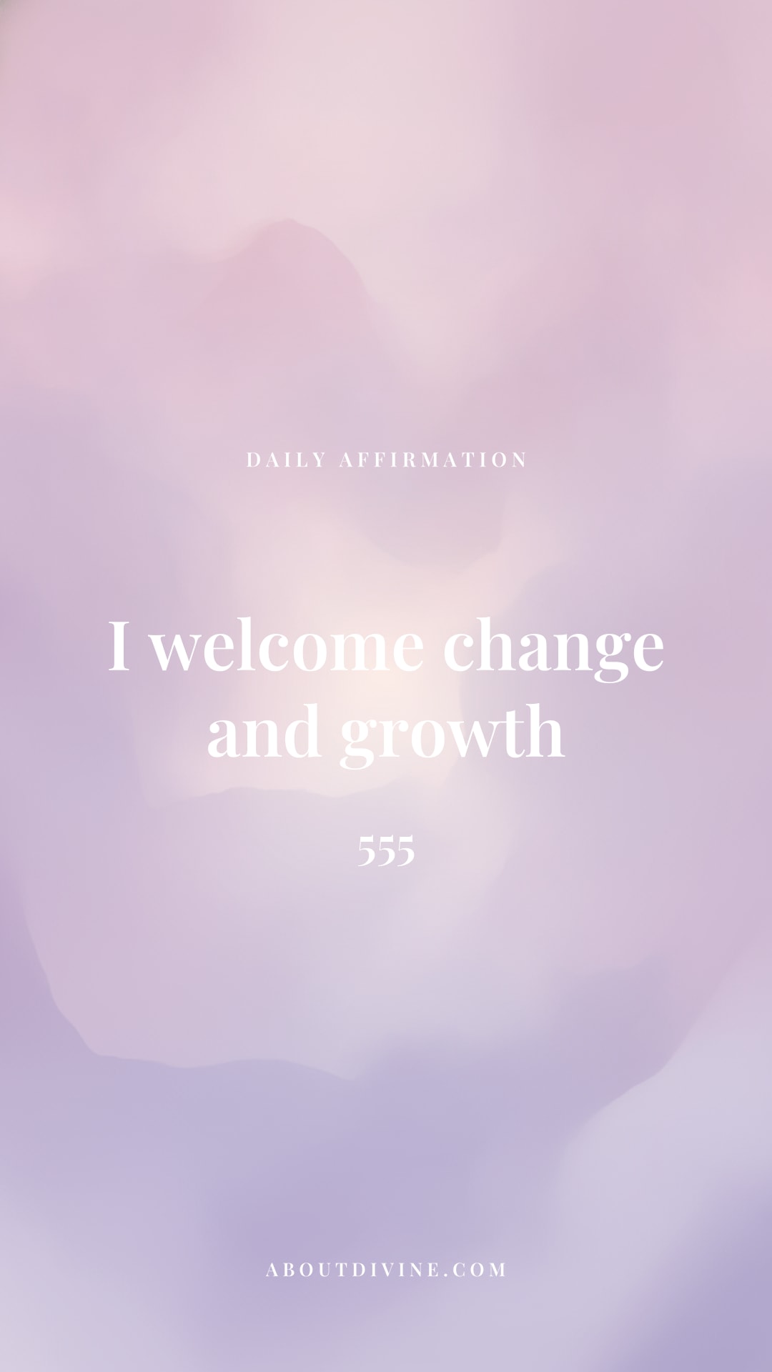 555 angel number aura wallpaper (the affirmation)